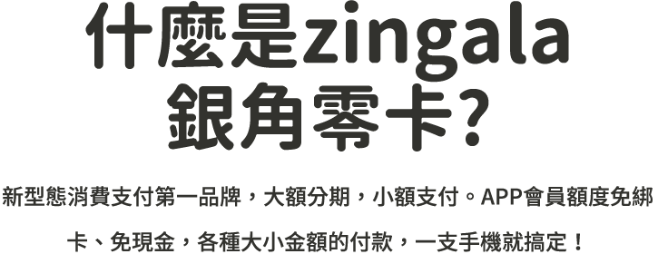 什麼是zingala銀角零卡