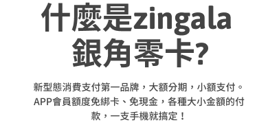 什麼是zingala銀角零卡